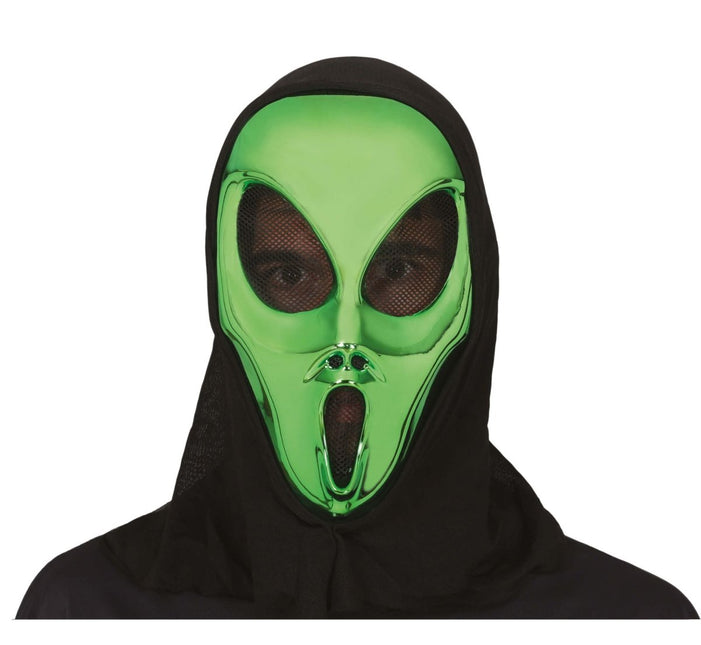 Halloween Masker Vreemdeling Met Kap - Partywinkel - 8434077200544