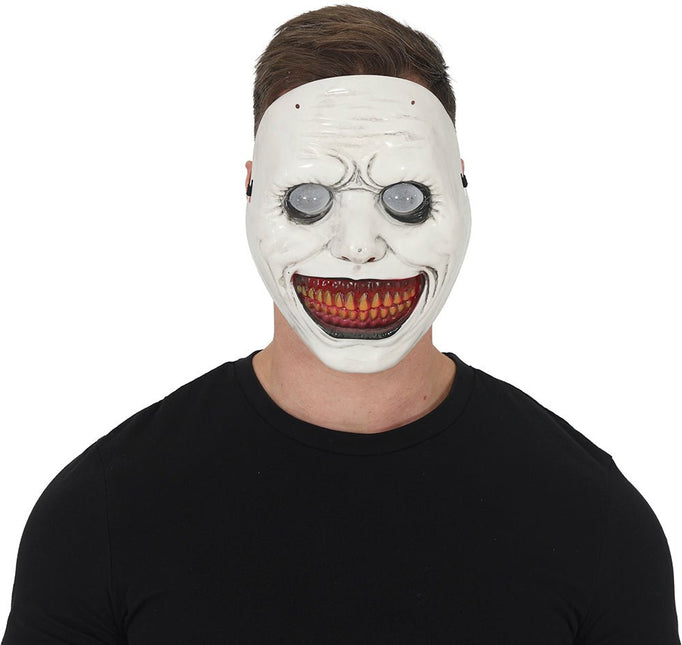 Halloween Masker Wit Bebloede Mond van Fiestas Guirca koop je bij Partywinkel