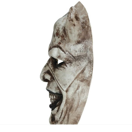 Halloween Masker Wit Duivel - Partywinkel - 8434077205464