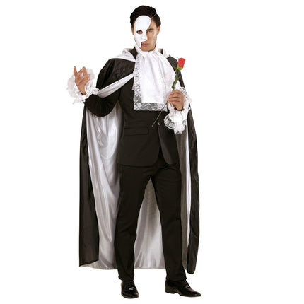 Halloween Masker Wit Half van Widmann koop je bij Partywinkel