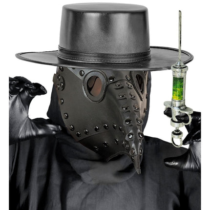 Halloween Masker Zwart Pestdokter van Widmann koop je bij Partywinkel