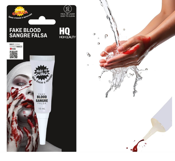 Halloween Nep Bloed Rood 15ml van Fiestas Guirca koop je bij Partywinkel