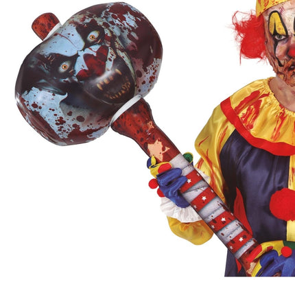 Halloween Nep Hamer Opblaasbaar 90cm van Fiestas Guirca koop je bij Partywinkel
