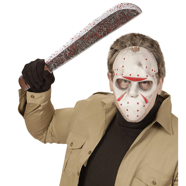 Halloween Nep Machete Bloederig 56cm van Widmann koop je bij Partywinkel