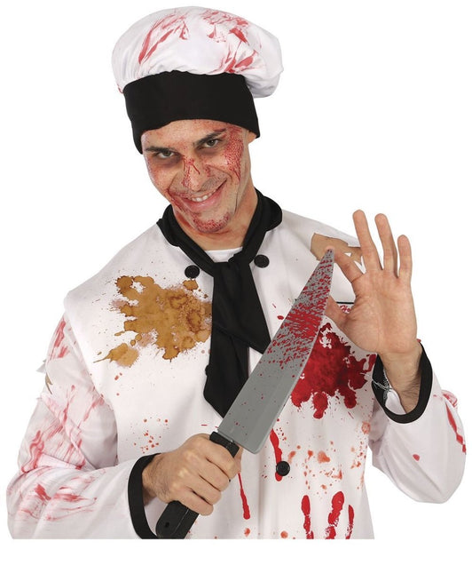 Halloween Nep Mes Bloederig 42cm - Partywinkel - 8434077190937