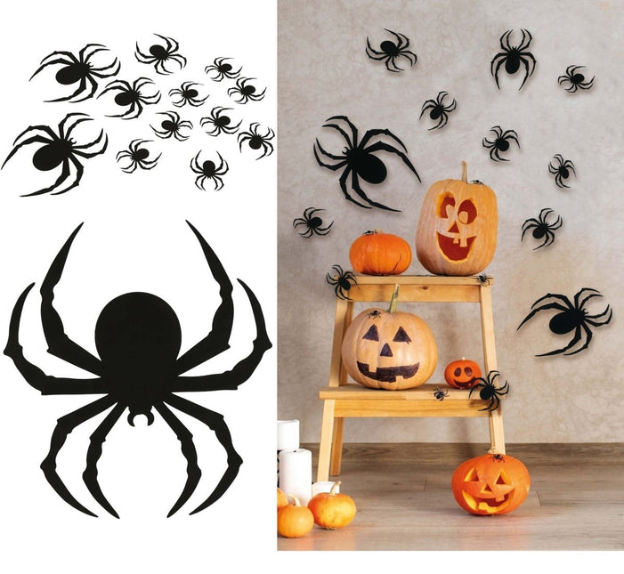 Halloween Nep Spin 12st - Partywinkel - 8434077190746