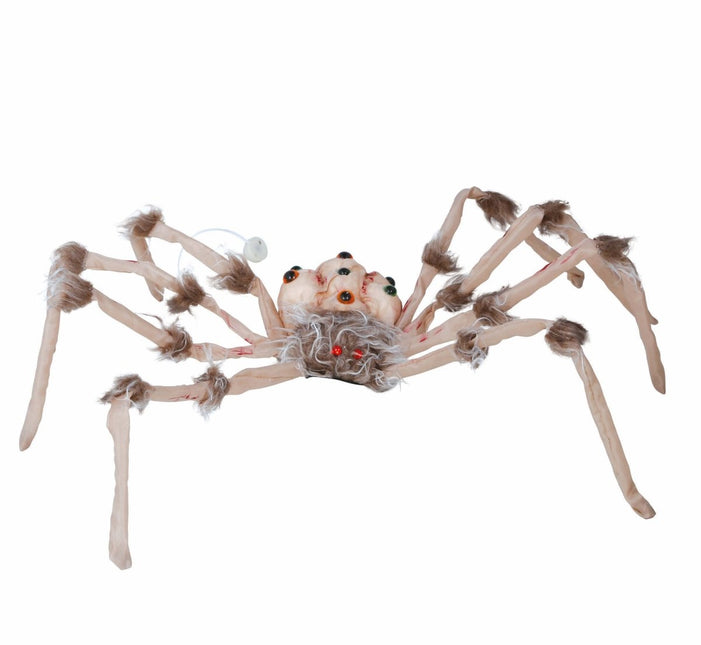 Halloween Nep Spin Met Licht 80cm van Fiestas Guirca koop je bij Partywinkel