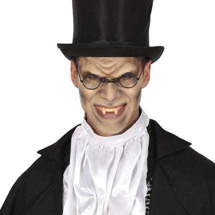 Halloween Nep Tanden Geel Vampier - Partywinkel - 8434077209073