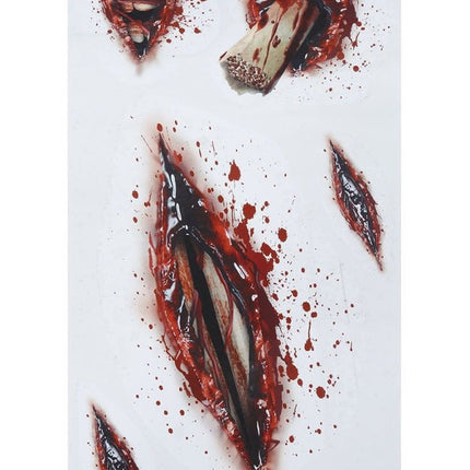 Halloween Nep Tattoos Open Wonden van Fiestas Guirca koop je bij Partywinkel