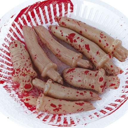 Halloween Nep Vingers Set 8 delig van Fiestas Guirca koop je bij Partywinkel