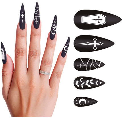 Halloween Nepnagels Vampier - Partywinkel - 8434077159217