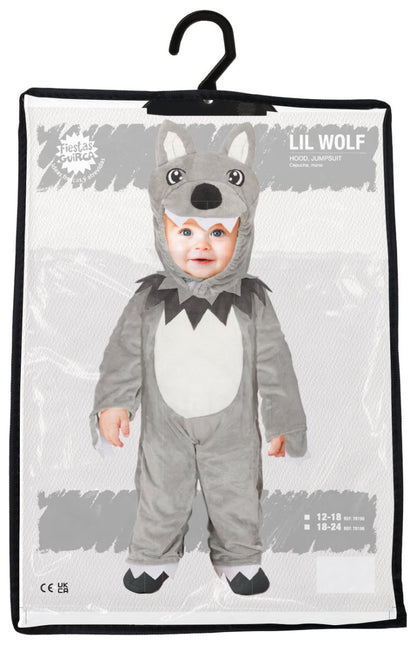 Halloween Onesie Baby Wolf van Fiestas Guirca koop je bij Partywinkel