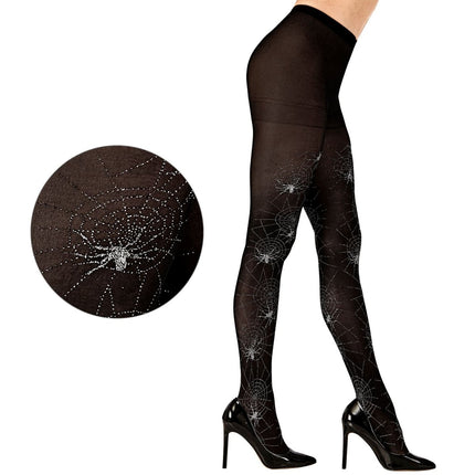 Halloween Panty Spinnen En Spinnenweb van Widmann koop je bij Partywinkel