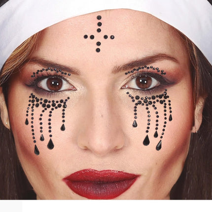 Halloween Plak Diamantjes Non van Fiestas Guirca koop je bij Partywinkel