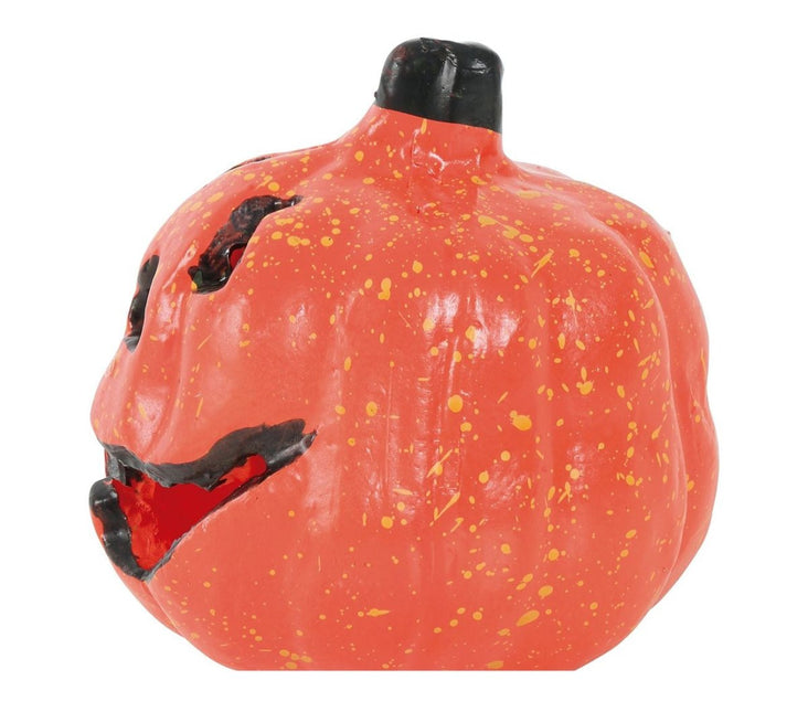 Halloween Pompoen Deluxe met Licht 15cm van Fiestas Guirca koop je bij Partywinkel