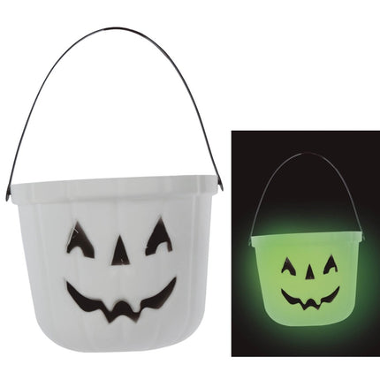 Halloween Pompoen Emmer Glow In The Dark van Fiestas Guirca koop je bij Partywinkel