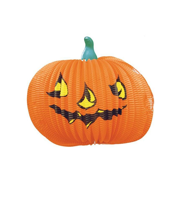 Halloween Pompoen Lampion 36cm - Partywinkel - 8712026745651
