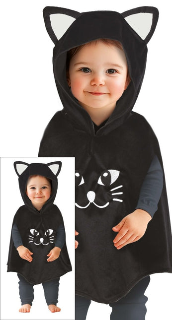 Halloween Poncho Baby Kat van Fiestas Guirca koop je bij Partywinkel