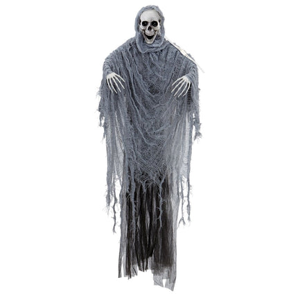 Halloween Pop Grijs Magere Hein Met Geluid, Licht En Beweging van Widmann koop je bij Partywinkel