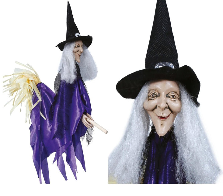 Halloween Pop Heks 60cm van Fiestas Guirca koop je bij Partywinkel