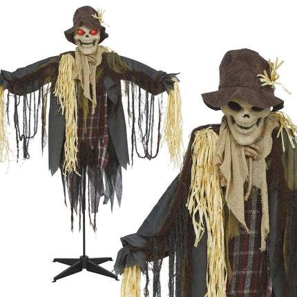 Halloween Pop Horror Vogelverschrikker Met Licht, Geluid En Beweging 1,75m van Fiestas Guirca koop je bij Partywinkel