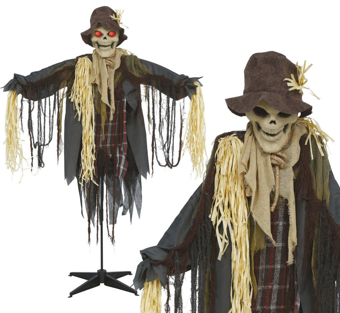 Halloween Pop Horror Vogelverschrikker Met Licht, Geluid En Beweging 1,75m van Fiestas Guirca koop je bij Partywinkel