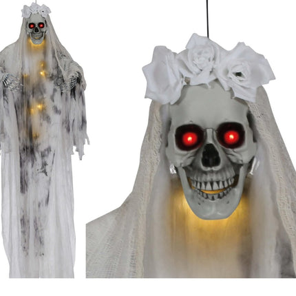 Halloween Pop Skelet Bruid 1,8m van Fiestas Guirca koop je bij Partywinkel