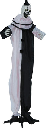 Halloween Pop Staande Clown Met Licht, Geluid En Beweging 2,05m van Fiestas Guirca koop je bij Partywinkel