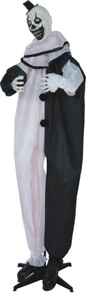 Halloween Pop Staande Clown Met Licht, Geluid En Beweging 2,05m van Fiestas Guirca koop je bij Partywinkel