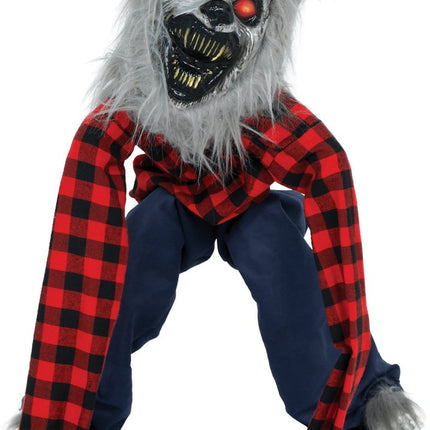 Halloween Pop Weerwolf Met Licht, Geluid En Beweging 90cm van Fiestas Guirca koop je bij Partywinkel