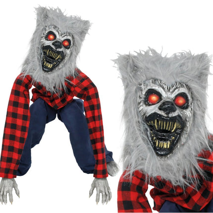 Halloween Pop Weerwolf Met Licht, Geluid En Beweging 90cm van Fiestas Guirca koop je bij Partywinkel