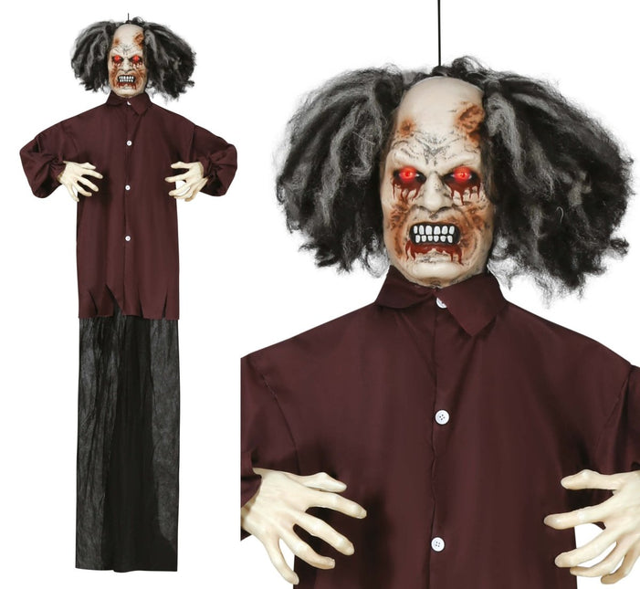 Halloween Pop Zombie Met Licht, Geluid En Beweging 1,8m van Fiestas Guirca koop je bij Partywinkel