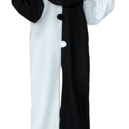 Halloween Pop Zwart Wit Clown Met Licht En Geluid 1,7m van Fiestas Guirca koop je bij Partywinkel