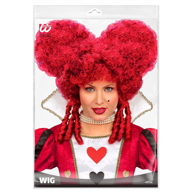 Halloween Pruik Rood Barok van Widmann koop je bij Partywinkel