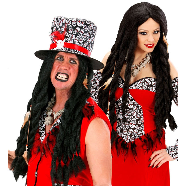 Halloween Pruik Voodoo van Widmann koop je bij Partywinkel