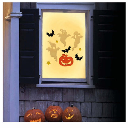 Halloween Raamdecoratie Spoken van Fiestas Guirca koop je bij Partywinkel