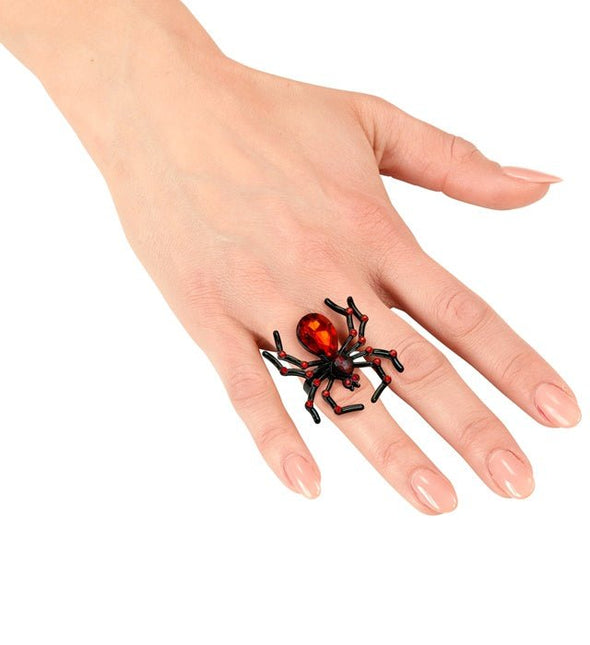Halloween Ring Rood Spin van Widmann koop je bij Partywinkel