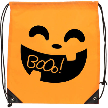Halloween Rugtas met trekkoord Halloween BoOo! 39cm van Folat koop je bij Partywinkel