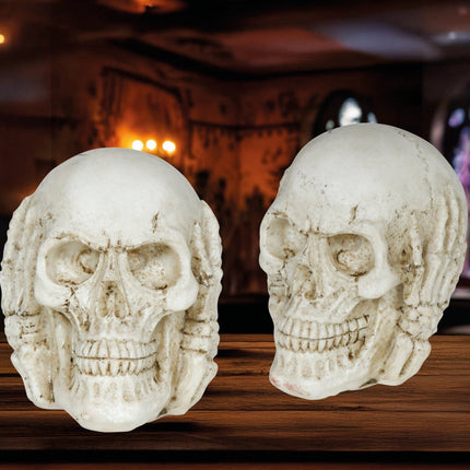 Halloween Schedel 6cm van Fiestas Guirca koop je bij Partywinkel