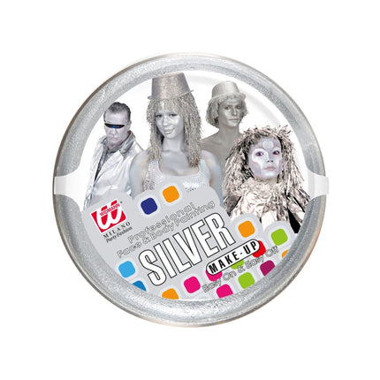 Halloween Schmink Zilver 25gr van Widmann koop je bij Partywinkel