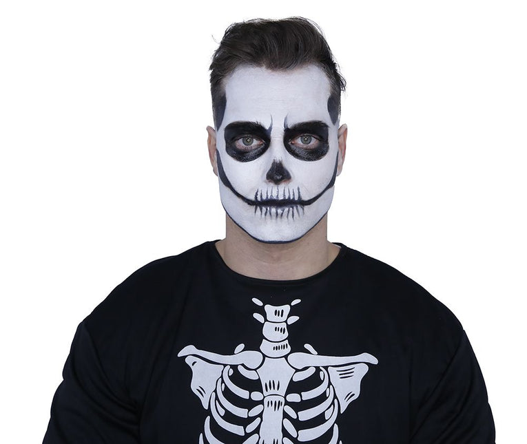 Halloween Schminkset Zwart Wit 4 delig van Fiestas Guirca koop je bij Partywinkel