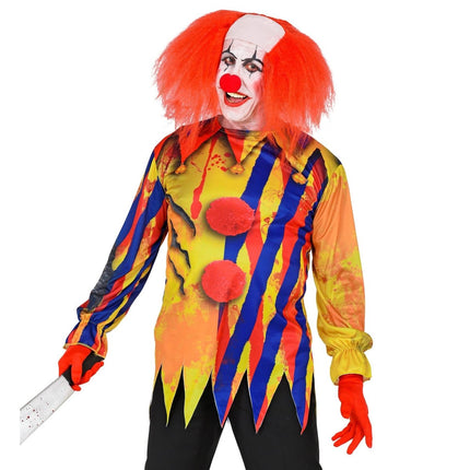 Halloween Shirt Heren Clown van Widmann koop je bij Partywinkel