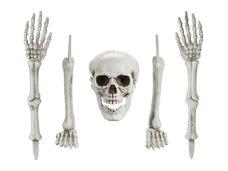 Halloween Skelet 5 delig van Partydeco koop je bij Partywinkel