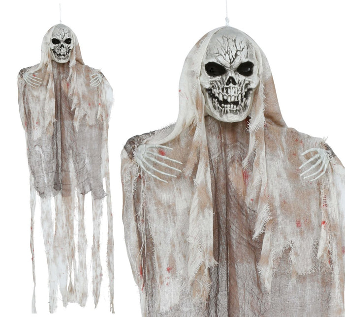 Halloween Skelet Hangend Spook 1,3m van Fiestas Guirca koop je bij Partywinkel