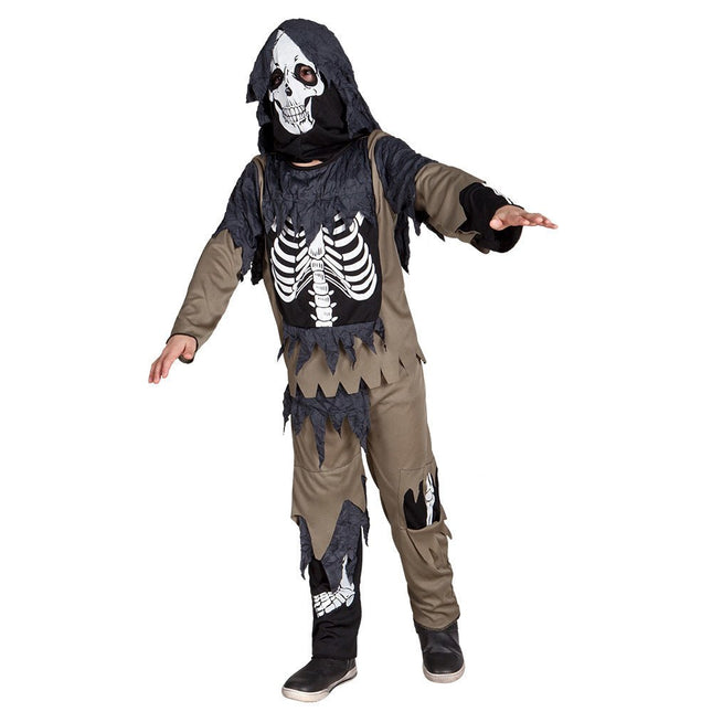 Halloween Skelet Kostuum Zombie Kind van Boland koop je bij Partywinkel