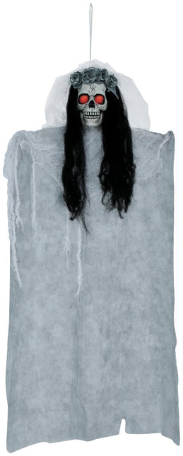 Halloween Skelet Lang Haar 95cm van Fiestas Guirca koop je bij Partywinkel