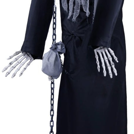 Halloween Skelet Met Geluid En Beweging 2,5m van Fiestas Guirca koop je bij Partywinkel