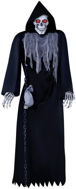 Halloween Skelet Met Geluid En Beweging 2,5m van Fiestas Guirca koop je bij Partywinkel