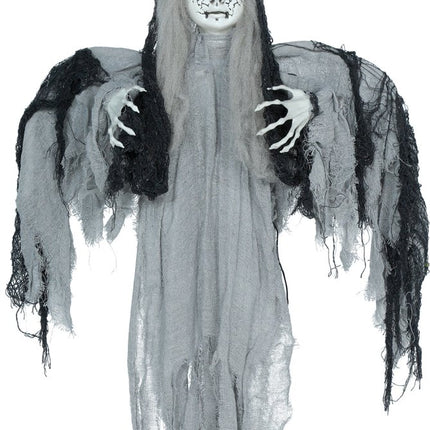 Halloween Skelet Vleugels Licht, Geluid En Beweging 95cm van Fiestas Guirca koop je bij Partywinkel