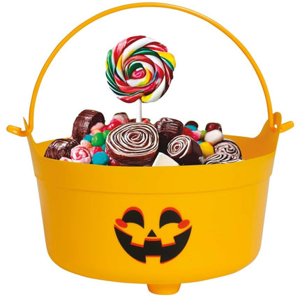 Halloween Süßigkeiten Schüssel Orange Kürbis 24cm – Partywinkel